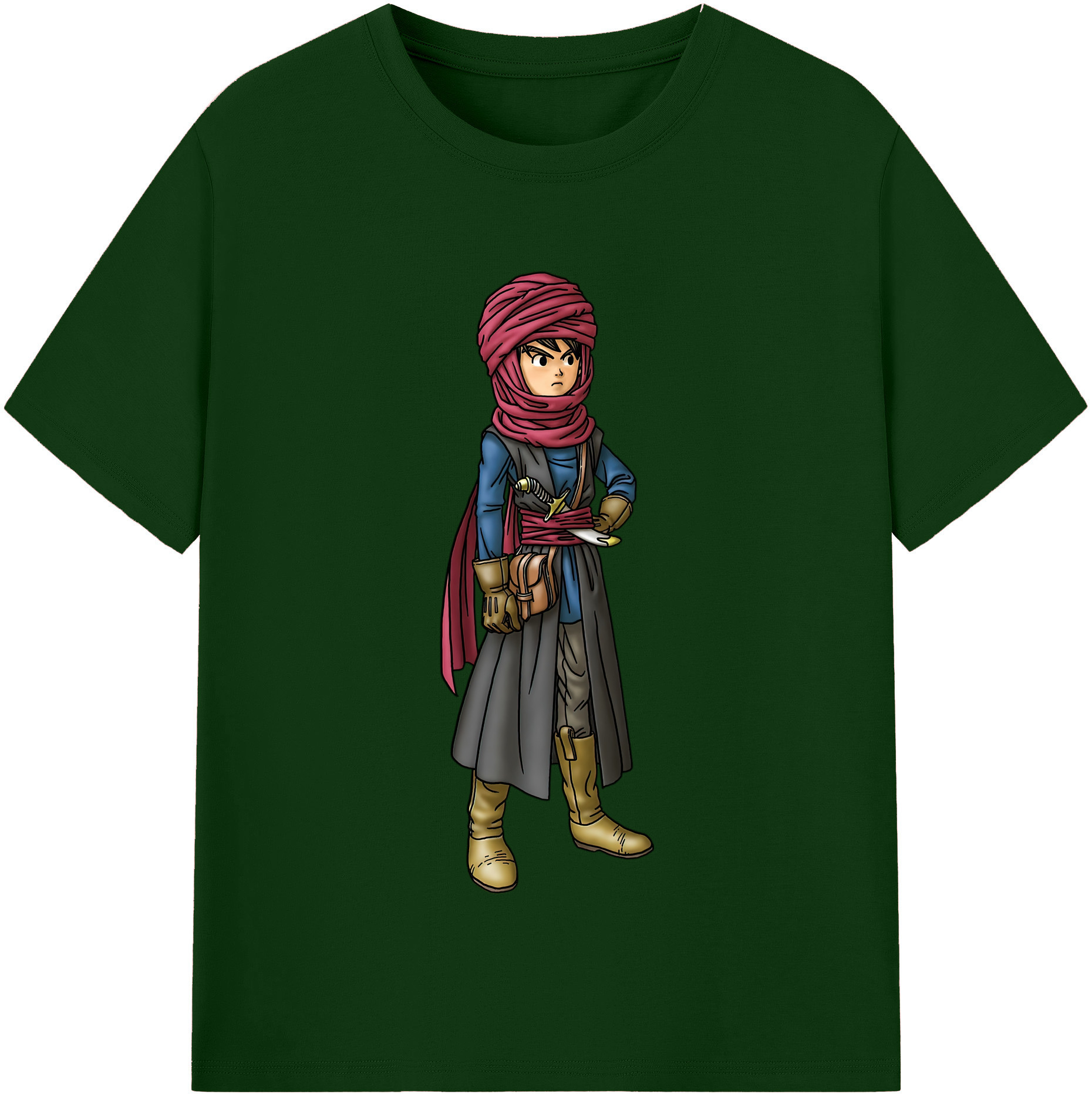 （画像用） ドラゴンクエスト Doragon Kuesuto Dragon Quest 綿100％半袖Tシャツ（フロントプリント）